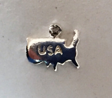 Map USA charm