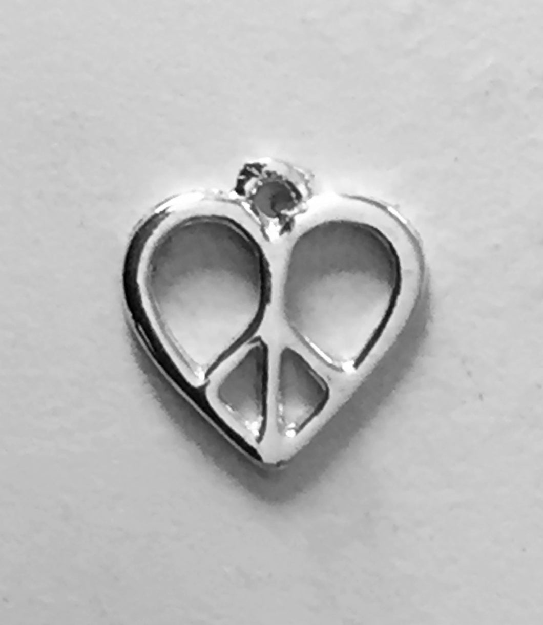 Love and Peace charm