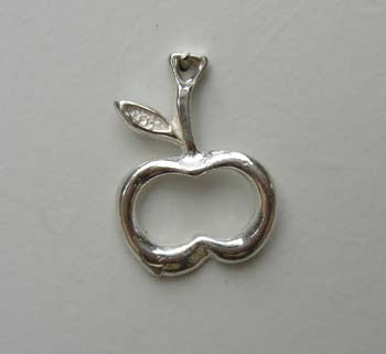 Apple outline Charm