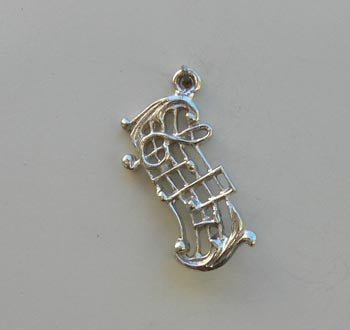 Music Notes Charm