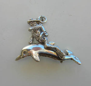 Dolphin & Diver Charm