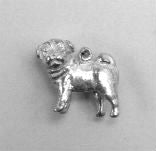 Pug dog charm