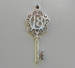 18th Bday Key Charm