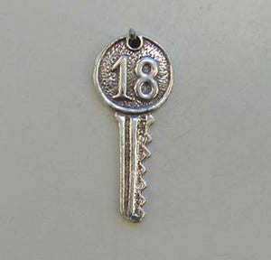 18th Bday Key Charm