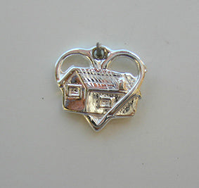 House and Heart  Charm