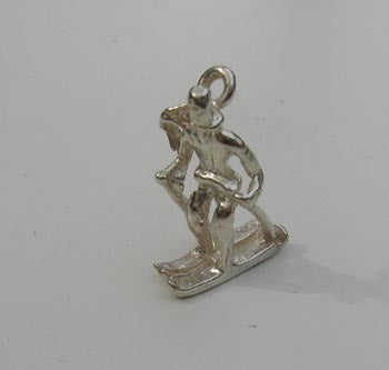 Snow Skier charm