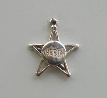 Sheriff Badge Charm