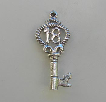 18th Bday Key Charm