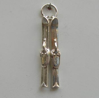 Pair of Skis Charm