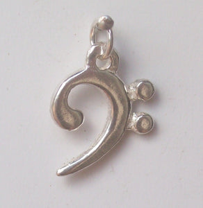 Bass Clef note charm