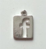Facebook Logo Charm