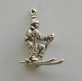 Skier Charm